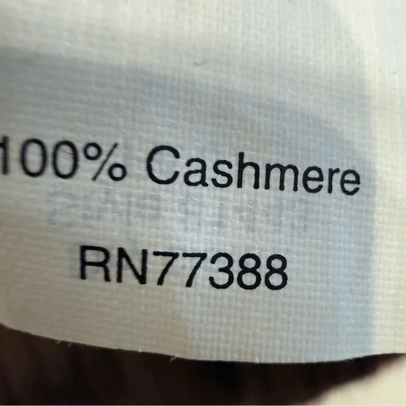 J Crew Women’s 100% CASHMERE Sweater Brown Cable Knit Sz L  EUC - Picture 8 of 8